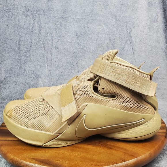 Nike Lebron Soldier 9 Premium Desert Camo Men\'s 13 Basketball Shoes main image 12